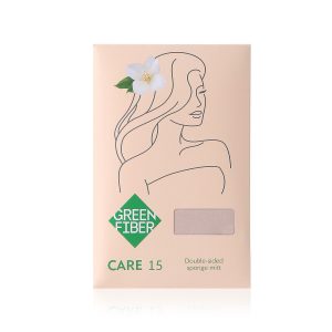 Варежка-спонж двусторонняя Green Fiber CARE 15 7